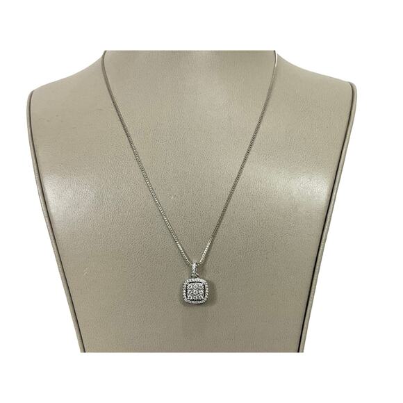 Silver-Tone Rhinestone Jewelry Set - Picture 2 of 8